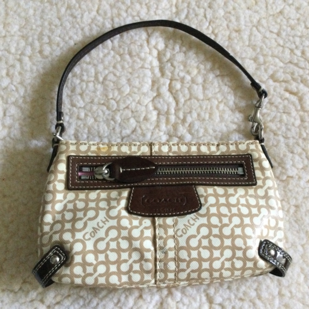 Coach Authentic & Lovely purse pouchette convertible strap RARE - Picture 9 of 10